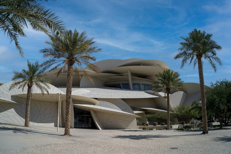 National Museum of Qatar in the shape of a desert rose
